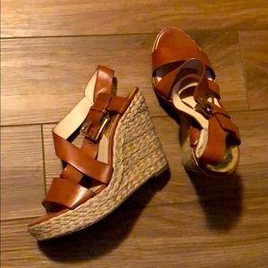Michael Kors Brown for the Fall Wedges
